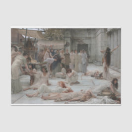 Frauen in Amphissa (von Sir Lawrence Alma-Tadema) Seidenpapier