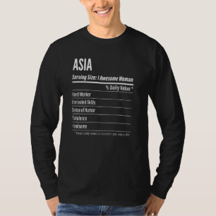 Frauen in Asien ernährungsphysiologische Fakten fü T-Shirt