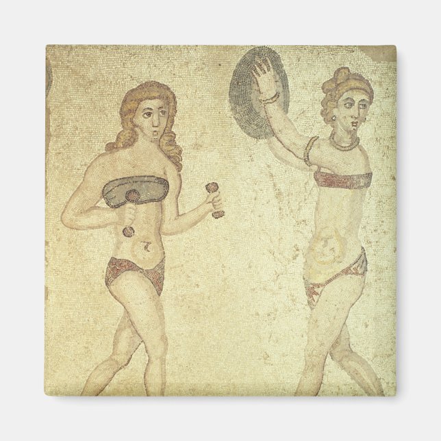 Frauen in "Bikinis" Magnet (Vorne)