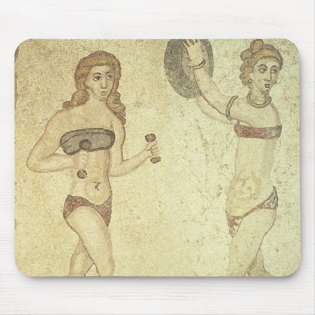 Frauen 'in den Bikinis Mousepad (Vorne)