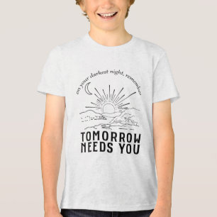 Frauen in der dunkelsten Nacht erinnern sich an di Tri-Blend Shirt