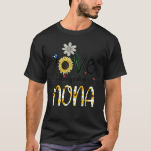 Frauen in der Liebe, die Nona Blume Niedlich Mutte T-Shirt
