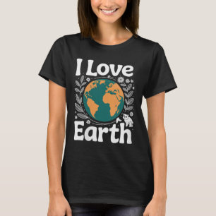 Frauen in der Liebe Erd-Natur-Schutzplanet Awa T-Shirt