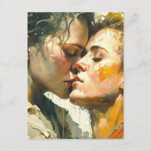 Frauen in der Liebe Postkarte