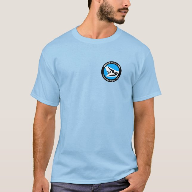 Frauen in der Luftfahrt T-Shirt (Vorderseite)