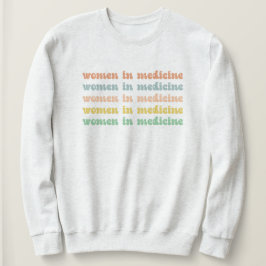 Frauen in der Medizin Retro Kranken Sweatshirt