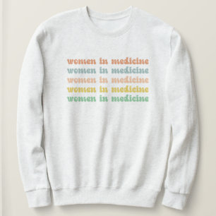 Frauen in der Medizin Retro Kranken Sweatshirt