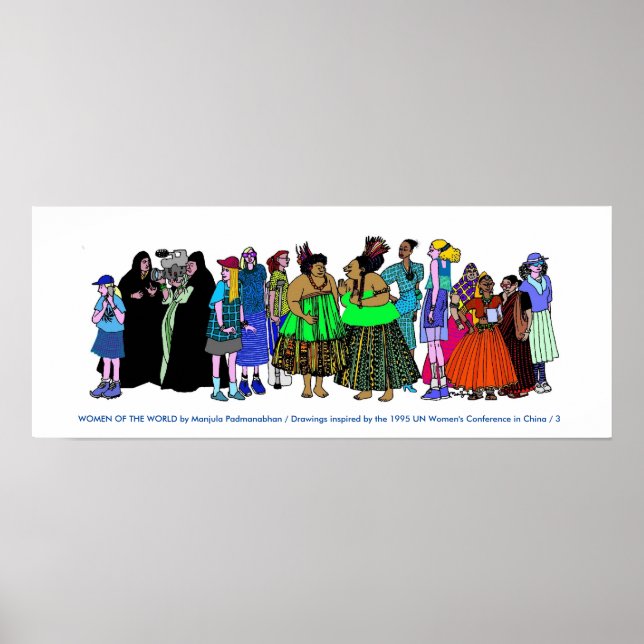 Frauen in der Welt - 3 Poster (Vorne)