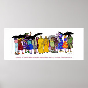 Frauen in der Welt - 4 Poster