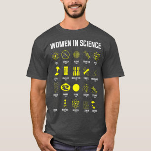 Frauen in der Wissenschaft geben Chemie Physik Fra T-Shirt