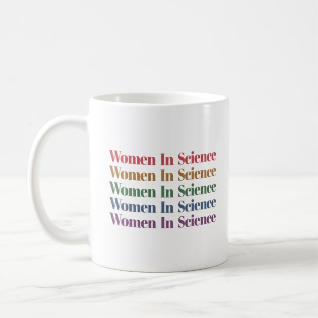 Frauen in der Wissenschaft, Lehrerin in der Wissen Kaffeetasse (Links)