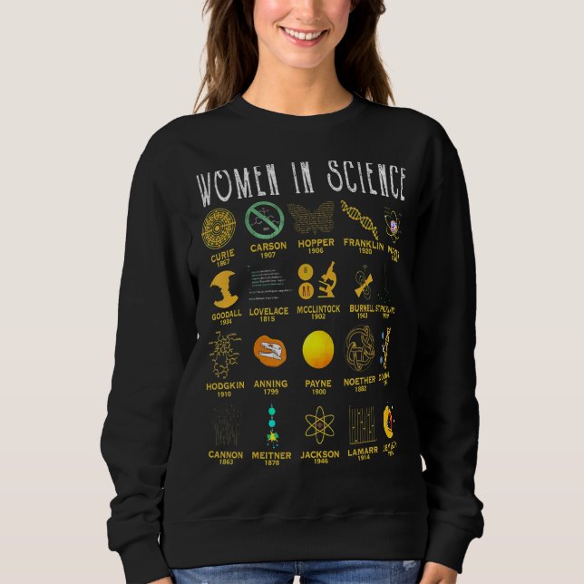 Frauen in der Wissenschaft Sweatshirt (Vorderseite)