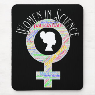 Frauen in der Wissenschaft weibliches Geschlecht W Mousepad