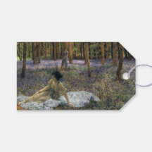 Frauen in einer Waldlandschaft mit Bluebells