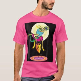 Frauen in künstlerischer Farbe Lord Shri Krishna m T-Shirt
