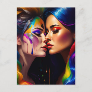 Frauen in Liebe Postkarte