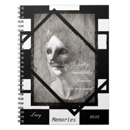 Frauen in Maskenbildern (Notebook) Notizblock