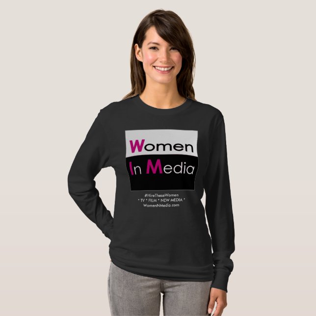 Frauen in Media Long Sleeve Teirt T-Shirt (Vorne ganz)