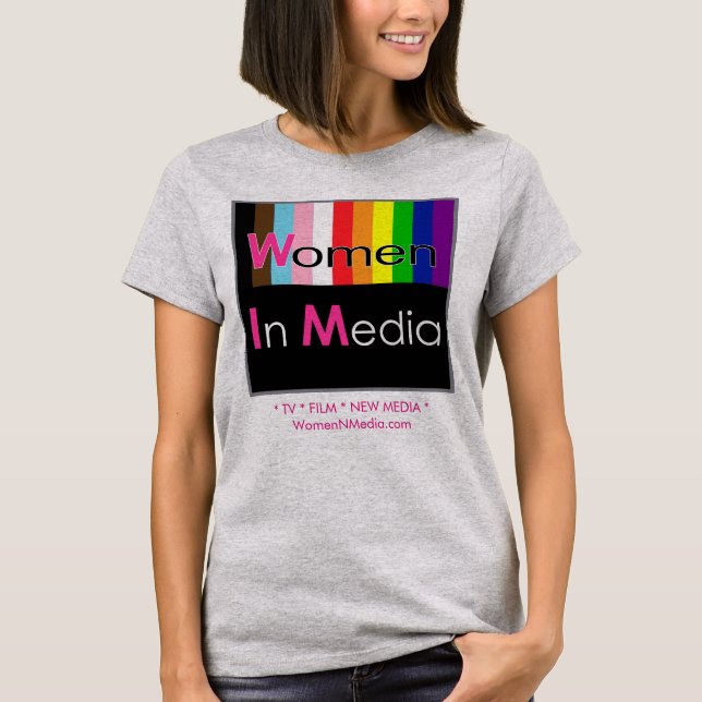 Frauen in Media Tee Shirt grau (Vorderseite)