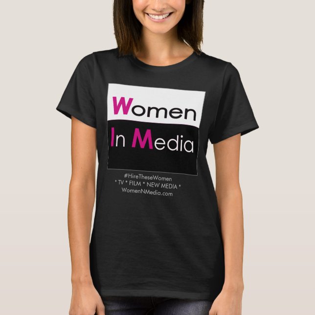 Frauen in Media Tee Shirt grau (Vorderseite)