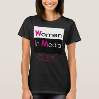 Frauen in Medientreppel schwarz T-Shirt