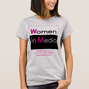 Frauen in Medium-T-Shirt Grau T-Shirt