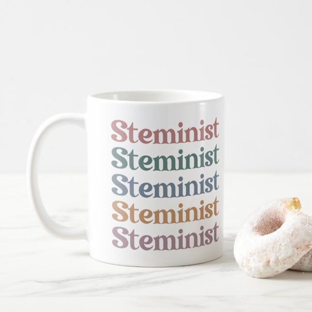 Frauen in MINT Kaffeetasse (Mit Donut)