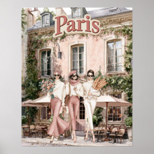 Frauen in Paris Poster