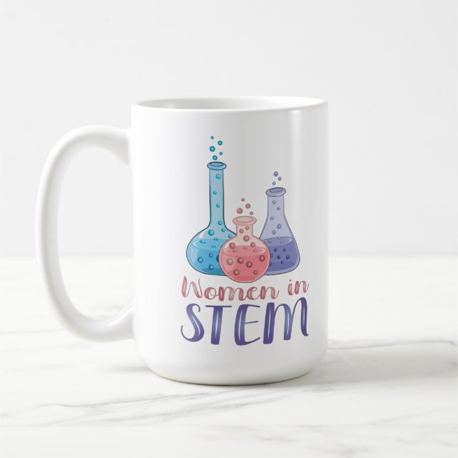 Frauen in STEM Kaffeetasse (Links)