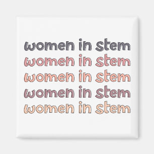 Frauen in Stem Steminist Stem Graduate Geschenke Magnet