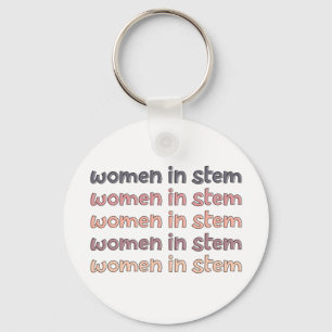 Frauen in Stem Steminist Stem Graduate Geschenke Schlüsselanhänger
