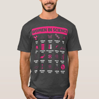 Frauen in Wissenschaftsdesign Biologie Chemie T-Shirt