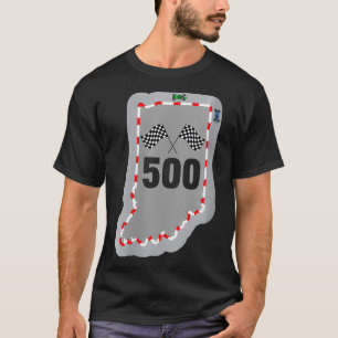 Frauen Indianapolis Indiana Staat 500 Renngeschenk T-Shirt