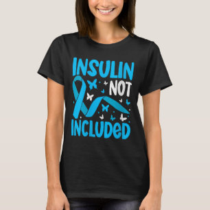 Frauen Insulin nicht im V-Nacken enthalten T-Shirt