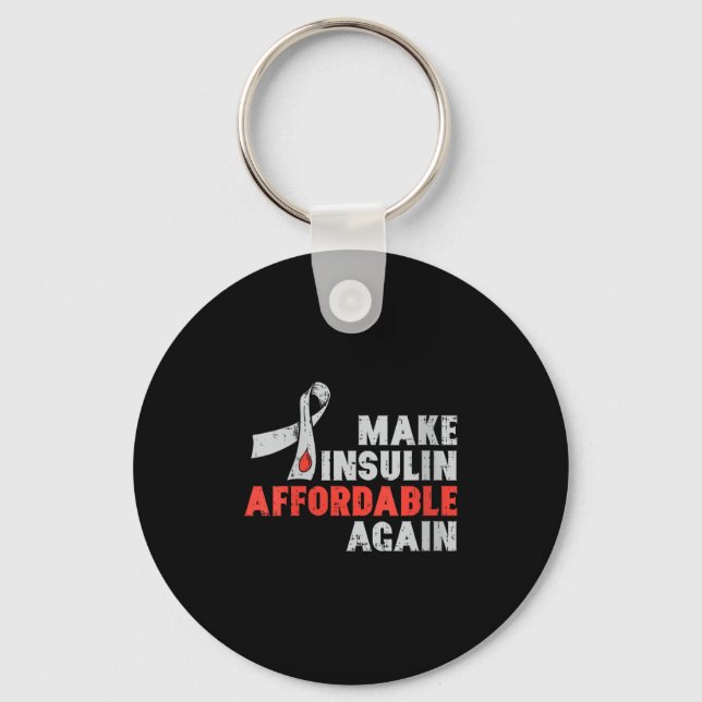 Frauen Insulintherapie Diabetes Awareness Blood Gl Schlüsselanhänger