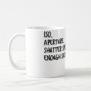 Frauen Iso Blende Verschlussgeschwindigkeit Genug  Kaffeetasse