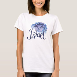 FRAUEN, Israel Paint Dropdown-Design T-Shirt