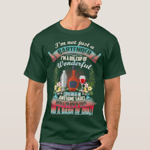 Frauen IX27m nicht nur ein Barkeeper IX27m ein Big T-Shirt