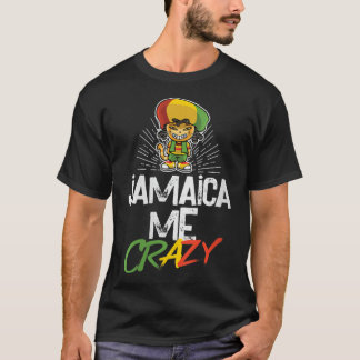 Frauen Jamaica Me Crazy Jamaican Reggae Funny Ca T-Shirt
