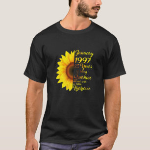 Frauen Januar Mädchen 1997 T 25 Jahre alt 25. Gebu T-Shirt