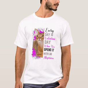 Frauen jeder Cat Mama Valentinstag Cat Mama T-Shirt