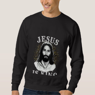 Frauen Jesus ist König Christlicher Glaube Bibelsk Sweatshirt