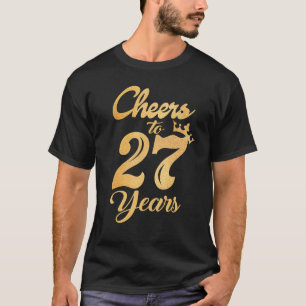 Frauen jubeln bis zum 27-jährigen Geburtstag beim T-Shirt