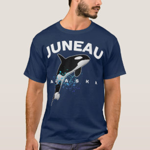 Frauen JUNEAU ALASKA Orca Schwertwal Familie T-Shirt