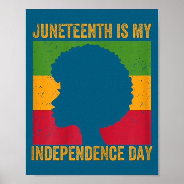 Frauen Juneteenth ist Unabhängigkeitstag - 19. Jun Poster (Vorne)