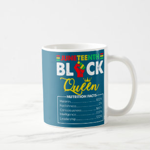 Frauen Juneteenth Schwarz Afrikanische Königin Ern Kaffeetasse