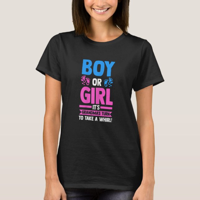 Frauen Junge oder Mädchen Es ist Oma's Weile Gende T-Shirt (Vorderseite)
