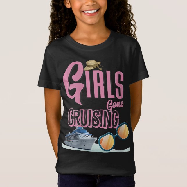Frauen Jute Hat Girls Gone Cruise T-Shirt (Vorderseite)