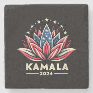 Frauen Kamala Harris 2024 Präsidentschaftskampagne Steinuntersetzer