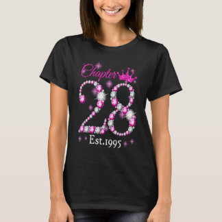 Frauen Kapitel 28 Fabelhaft Seit 1995 28. Geburtst T-Shirt
